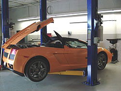 Lamborghini Gallardo Spyder service